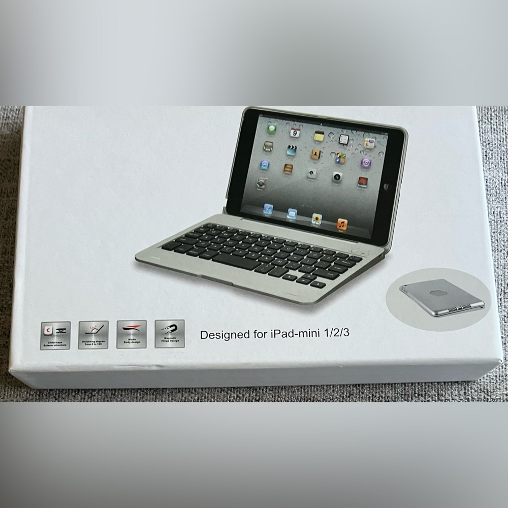 Wireless Keyboard for iPad Mini 1/2/3 - Rose gold